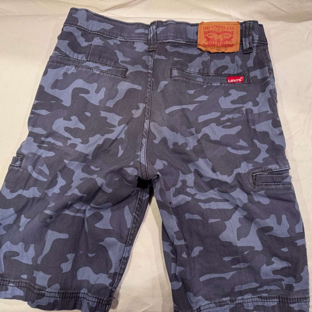Levi's Kids Blue Camo Shorts